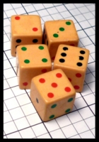 Dice : Dice - 6D Pipped - Michigan Red Eye Variant 3 - Ebay Oct 2014